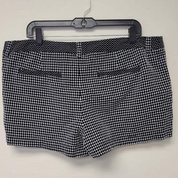 Merona Jacquard Chino Short White Black 16 - Picture 3 of 5